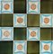 Glazed Art Deco Relief Tiles, 1930s, Set of 9 4