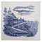 Dutch Blue Ceramic Tiles by Gilliot Hemiksen, 1930s, Set of 6, Image 7