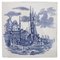 Dutch Blue Ceramic Tiles by Gilliot Hemiksen, 1930s, Set of 6, Image 11