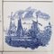 Azulejos holandeses de cerámica azul de Gilliot Hemiksen, años 30. Juego de 6, Imagen 3