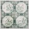 Ceramic Tiles by Gilliot Hemiksen, 1930, Set of 4 10