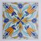 Handmade Antique Ceramic Tiles from Devres, France, 1910s 6