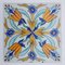 Handmade Antique Ceramic Tiles from Devres, France, 1910s, Image 6