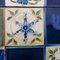 Panel of 16 Authentic Glazed Relief Tiles, 1930s 4