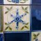 Panel of 16 Authentic Glazed Relief Tiles, 1930s, Image 4