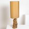 Lampada in ceramica di Bernard Rooke con paralume custom made di René Houben, anni '60, Immagine 10