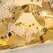 Gold-Plated Piramide Murano Glass Flush Mount / Wall Light from La Murrani, 1970s, Italy, Image 4