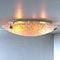 Large Textured Murano Flush Mount / Wall Light from Hillebrand, 1960s 10