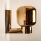 Geometrical Smoked Glass Sconce from Staff, 1970 12