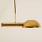 Double Ball Brass Arc Floor Lamp with Adjustable Height by Florian Schulz, 1970, Image 5