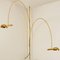 Double Ball Brass Arc Floor Lamp with Adjustable Height by Florian Schulz, 1970, Image 17