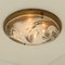 Wandlampe aus Messing & geblasenem Murano Glas 10