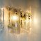Large Massive Glass Sconces in the Style of Kalmar, 1960s, Set of 2 3