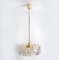 German Faceted Crystal and Gilt Metal Four-Tier Chandelier from Kinkeldey, Set of 2 9