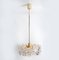 German Faceted Crystal and Gilt Metal Four-Tier Chandelier from Kinkeldey, Set of 2 11