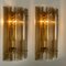 Large Murano Wall Light in Glass and Brass 6