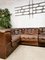 Modulares Vintage DS-11 Patchwork Sofa in Braun von De Sede, 4er Set 5