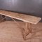 French Oak and Poplar Trestle Table, 1880s 4