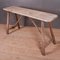 French Oak and Poplar Trestle Table, 1880s, Image 2
