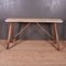 French Oak and Poplar Trestle Table, 1880s 4