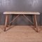 French Oak and Poplar Trestle Table, 1880s, Image 4