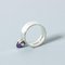 Silver and Amethyst Ring by Isaac Cohen 5