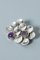 Silver and Amethyst Brooch from Victor Jansson 1