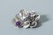 Silver and Amethyst Brooch from Victor Jansson, Image 3