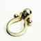 Vintage Silver Ring with Top Ball, 1950s 6