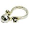 Vintage Silver Ring with Top Ball, 1950s, Image 1