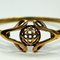 Bracelet en Bronze avec Anneau Amovible, 1960s 7