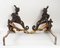 Bronze Chenets with Chimera Decoration, 19th Century, Set of 2, Image 5