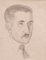 Inconnu - Portrait - Original Pencil on Paper - 1940s 1