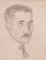 Unknown - Portrait - Original Pencil on Paper - 1940s 1