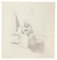 Sconosciuto - Donna stanca - Disegno originale a matita - inizio XX secolo, Immagine 1