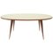 Italian Console or Dining Table with Opaque Glass Top, 1960s, Image 1