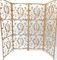Four-Panel Rattan Screen Room Divider, 1940s 8