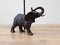 Black Patinated Bronze Elephant Lamps, Set of 2 7