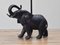 Black Patinated Bronze Elephant Lamps, Set of 2 3