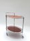 Oval Chrome and Glass Mirrored Bar Cart, 1950s, Image 12
