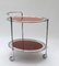 Oval Chrome and Glass Mirrored Bar Cart, 1950s 11