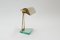 Italian Glass and Brass Desk Lamp, 1940s 6