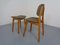 Beech Chair & Stool, 1960s, Set of 2 2