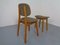 Beech Chair & Stool, 1960s, Set of 2, Image 5