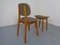 Sessel & Hocker aus Buche, 1960er, 2er Set 5