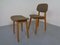 Beech Chair & Stool, 1960s, Set of 2 3