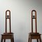Lámparas de mesa danesas de madera de + LYS, años 60. Juego de 2, Imagen 9