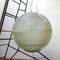 Industrial French Glass Hanging Lamp from Holophane, 1950s 5
