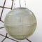 Industrial French Glass Hanging Lamp from Holophane, 1950s 6