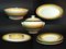 Italian Art Deco Futurist Pottery Tableware from Galvani, 1920s, Set of 32 1